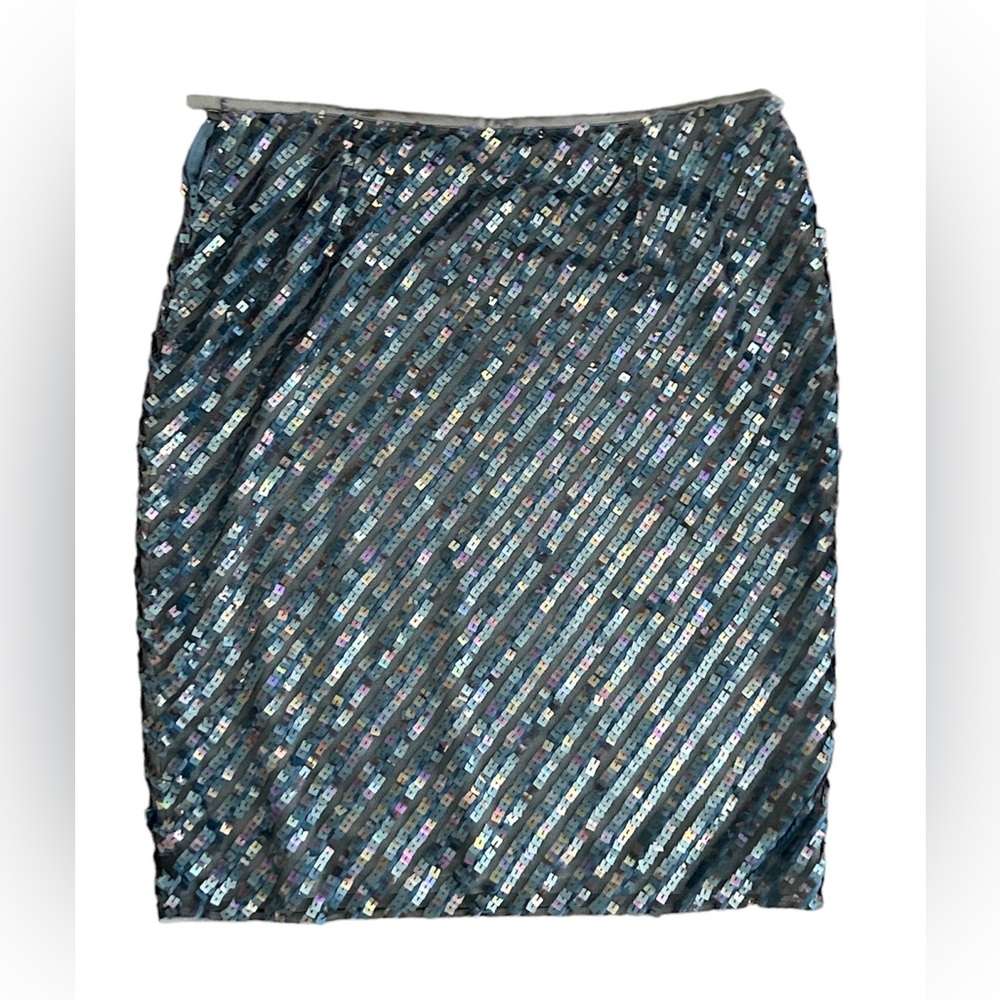 Liancarlo designer sequenced skirt. Zipper is broken size 14